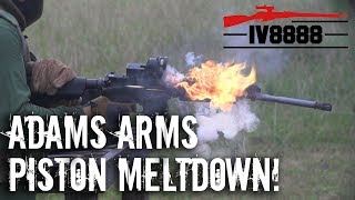 Adams Arms Piston AR15 Meltdown [upl. by Wyatan398]