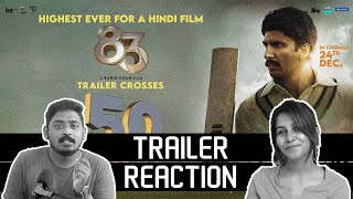 83 Official Trailer Reaction  Ranveer Singh  Kabir Khan  IN CINEMAS 24TH DEC  Unni amp Viya [upl. by Pawsner]