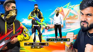 FINALLY TECHNO BHAI amp SATVIK PLAYS FREE FIRE [upl. by Phina]