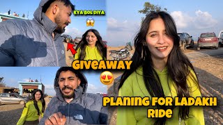 Ladakh ride with theamirmajid  giveaway😍 [upl. by Knick892]