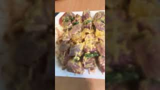 Food brochette de viande de bÅ“uf likeandsubscribe ðŸ¥©ðŸ§„ðŸ§…ðŸ«‘ðŸŒ¶ï¸ðŸ‘ [upl. by Patnode]