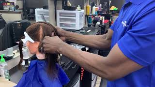 Texas Cosmetology Exam Haircut  Cosmetology Exam  State Board Exam Haircut [upl. by Yreved108]