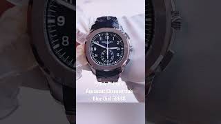 Patek Philippe Aquanaut Chronograph Blue Dial 5968G  Eleven Eleven NY 1111NY [upl. by Steinke68]