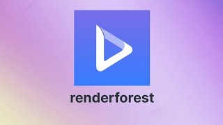 شرح تطبيق Renderforest  اصنع فيديو او شعار او انترو او رسوم متحركة مجانا [upl. by Shellans]