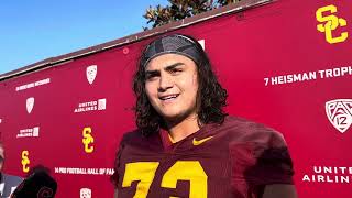 USC LT Elijah Paige  Spring Ball Day 1 [upl. by Binky]