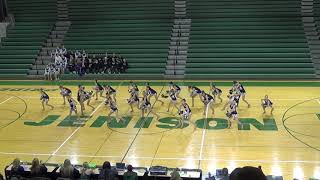 ROCKFORD MIDDLE SCHOOL DANCE TEAM 20182019 COMPETITIVE POM ROUTINE  KISS [upl. by Kyla29]