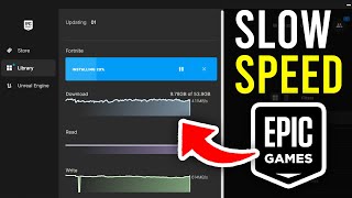 How To Fix Slow Download Speeds On Epic Games  Full Guide [upl. by Eddra492]