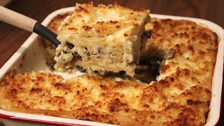 Cypriot Pastitsio  Baked Pasta with Bechamel Sauce  Cyprus Style Lasagne  Makaronia tou Fournou [upl. by Celinda]