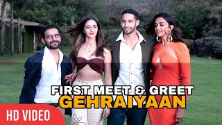 Gehraiyaan FIRST Promotion MEET amp GREET  Deepika Padukone Siddhant Chaturvedi Ananya Pandey [upl. by Lazes]