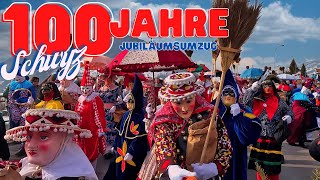 Jubiläumsumzug 100 Jahre Schwyzer Nüssler  Fasnacht in Schwyz [upl. by Atsugua3]