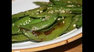 Shallots Thyme Sugar Snap Peas Recipe [upl. by Aerona]