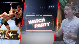 Fighters React to Poirier vs McGregor 2 at UFC 257  UFC Watch Party [upl. by Aimee983]