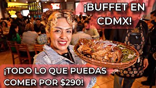 ¡BUFFET y CANTINA ¡TODO lo que PUEDAS COMER por 290 PESOS  Crudeo Time [upl. by Couchman433]