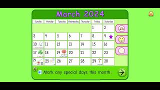 Starfall Calendar March 9 2024 [upl. by Sundberg]