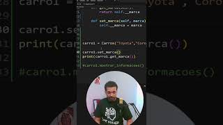 🐍 Encapsulamento SET em POO  Aula completa no canal  🤑 shotrs pythonprogramming python [upl. by Jeconiah524]