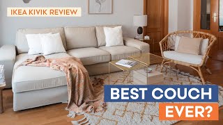 IKEA Kivik Sofa Series Review  Pros and Cons of our TOP Favorite Couch [upl. by Aihsal]