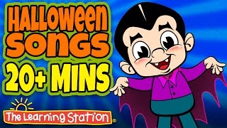 Halloween Songs for Kids 👻 Happy Halloween Songs 👻 Halloween Kids Playlist by The Learning Station [upl. by Erdnaed]