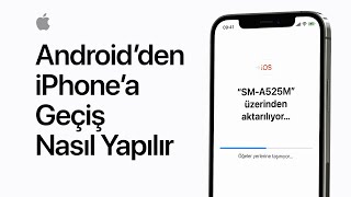 Android’den iPhone’a Geçiş Nasıl Yapılır  Apple Destek [upl. by Arenahs]