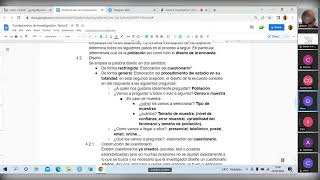 Fundamentos de Investigación UNED Sesión 10 segunda parte [upl. by Eednahs]