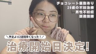 【不妊治療】1ヶ月ぶりの通院日！治療開始日が当初の予定より2週間早くなった🌟 [upl. by Ennadroj]