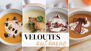 RECETTES  4 veloutés savoureux pour lautomne [upl. by Hynes253]