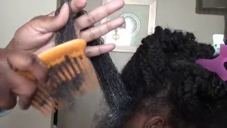 How to detangle natural hair Detangling product for black hair  Easy detangling for little kids [upl. by Simons424]