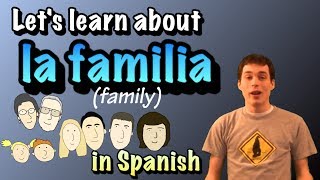 Learn Spanish  Family Members beginner [upl. by Alleroif983]