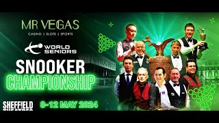 LIVE🎱Jimmy White vs Andrew Norman Mr Vegas World Senior Championship Snooker 2024 Today Score update [upl. by Otho]