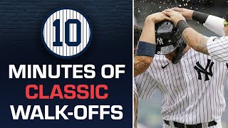 10 Minutes of Unforgettable Yankees WalkOff Victories [upl. by Nirot939]