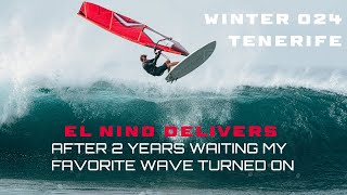 WINDSURFING WEST COAST TENERIFE  EL NINO DELIVERS [upl. by Ecitsuj322]