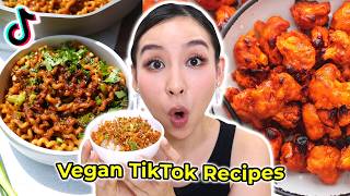 I Tried Viral Vegan Recipes 🥦 [upl. by Grethel]