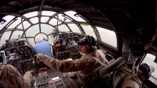 Crawl through a B29 Superfortress IN FLIGHT  RealTime procedures  ATC  Oshkosh AirVenture [upl. by Ssidnac]