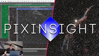 Processing the Western Veil in PixInsight [upl. by Oatis]