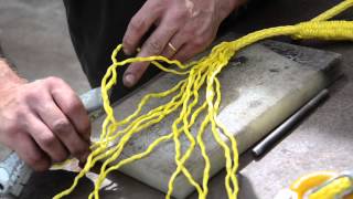 EASY TRICK TO SPLICE A PLASMA WINCH ROPE [upl. by Garrity]