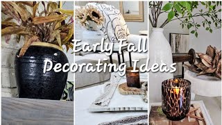 Fall Decorate With Me 2024 Rustic Organic Lux Ideas [upl. by Htinnek]