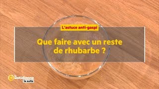 Que faire avec un reste de rhubarbe   La Quotidienne la suite [upl. by Nnaer]