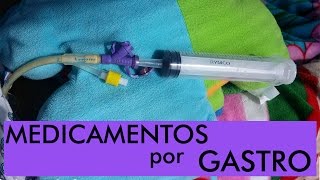 Gastrostomía Cómo suminstrar medicamentos [upl. by Meeka219]