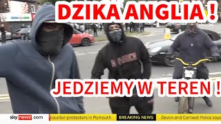 ZAMIESZKI W ANGLII CO DZIEJE SIE W TYM DZIKIM KRAJU Wyjazd w teren anglia southport zamieszki [upl. by Rehpinej]