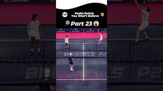 Padel Points That You Wont Believe  Part 23 Padel Shorts [upl. by Denie]