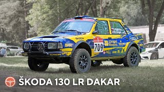 NAJBRUTÁLNEJŠIA Škodovka na svete Škoda 130 LR DAKAR  volanttv [upl. by Llebana925]