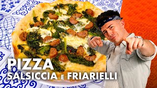 Pizza salsiccia e friarielli COME IN PIZZERIA [upl. by Pontus]