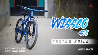 WISSCO 4X BLUE CUSTOM BUILD  SHIMANO TZ  IMAM CYCLE STORE [upl. by Anais]