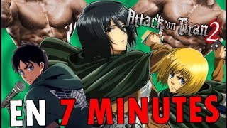 LAttaque des Titans S2 EN 7 MINUTES  RE TAKE [upl. by Eidok60]