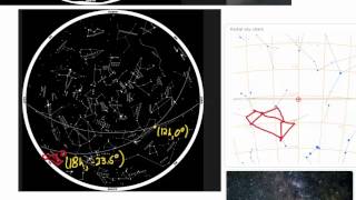 Equatorial Ecliptic and Galactic Coordinates [upl. by Elleniad]