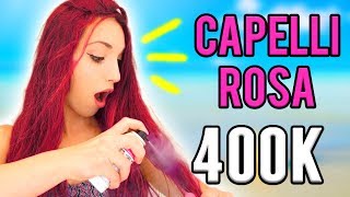 Mi tingo i capelli di rosa per i 400k [upl. by Ahsinik]