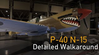 Curtiss P40N Kittyhawk  Detailed Walkaround [upl. by Marijo]