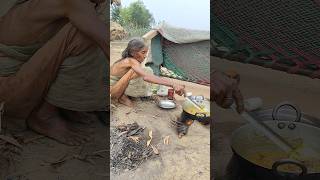 90 year old grandma cooking SNAKE FISH CURRYRural life india villagefood [upl. by Branch298]