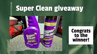 Super Clean 10k subscriber giveaway winner Thanks to all who participated [upl. by Mages]