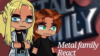 Metal family react to Glams past 11  Gacha Club [upl. by Robby288]