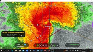 The Bartlesville Oklahoma Tornado as it Happened May 6 2024 [upl. by Blanding815]